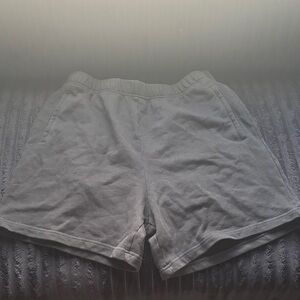 SKIMS Terry Fleece Relaxed Short • NWT • Never Worn • M • Washed Obisidan